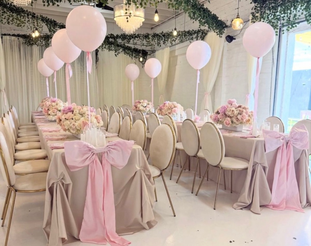 Baby shower table design by KO Events
